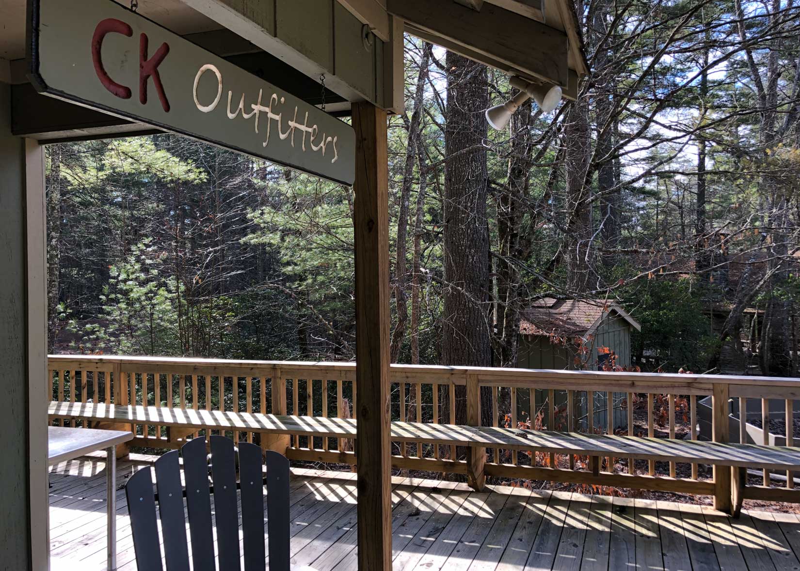 Exterior of the CK Outfitters