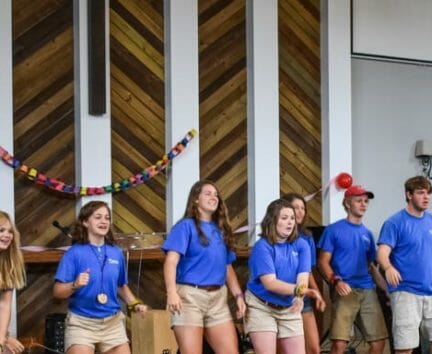 Leadership Academy teens dancing